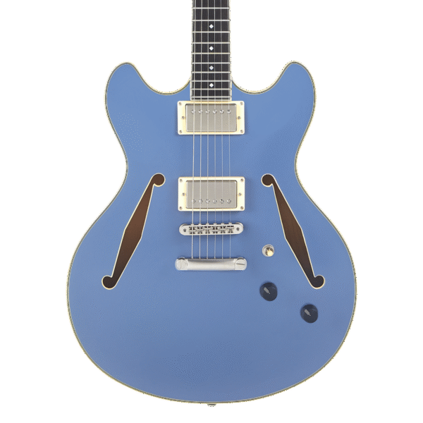 D'Angelico Excel DC Tour Slate Blue - gitara elektryczna - obrazek 3