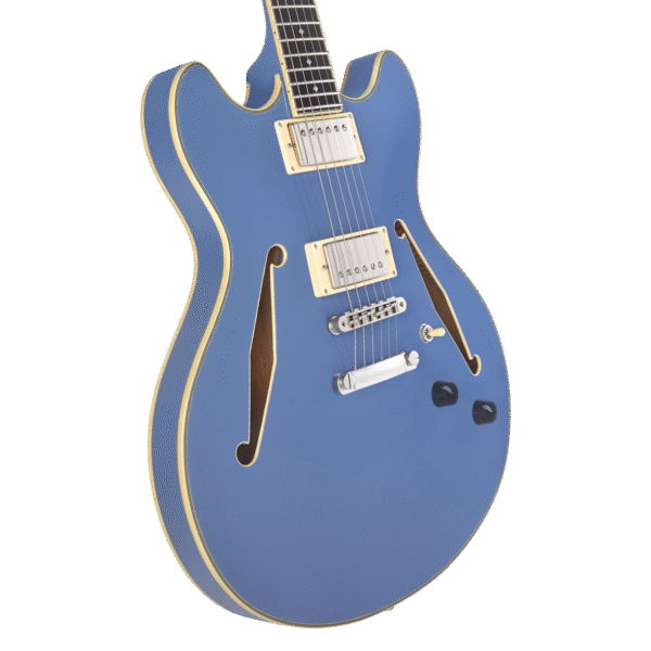 D'Angelico Excel DC Tour Slate Blue - gitara elektryczna - obrazek 4