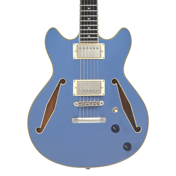 D'Angelico Excel Mini DC Tour Slate Blue - gitara elektryczna - obrazek 3