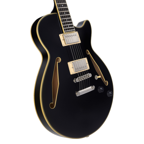 D'Angelico Excel SS Tour Solid Black - gitara elektryczna - obrazek 3