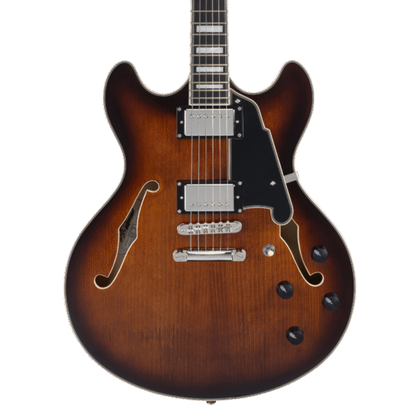 D'Angelico Premier DC Brown Burst - gitara elektryczna - obrazek 4