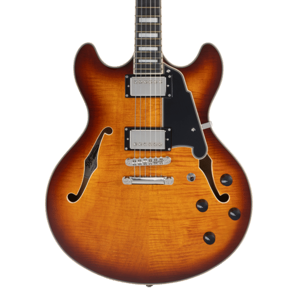 D'Angelico Premier DC Dark Iced Tea Burst - gitara elektryczna - obrazek 4