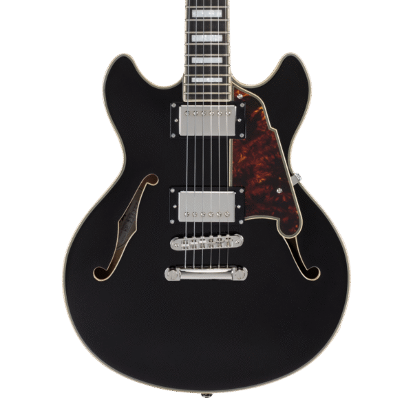 D'Angelico Premier Mini DC Black Flake - gitara elektryczna - obrazek 4