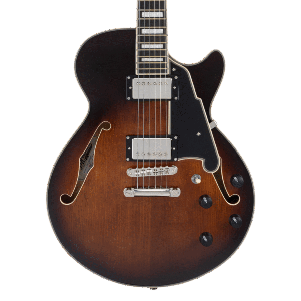 D'Angelico Premier SS Brown Burst - gitara elektryczna - obrazek 4