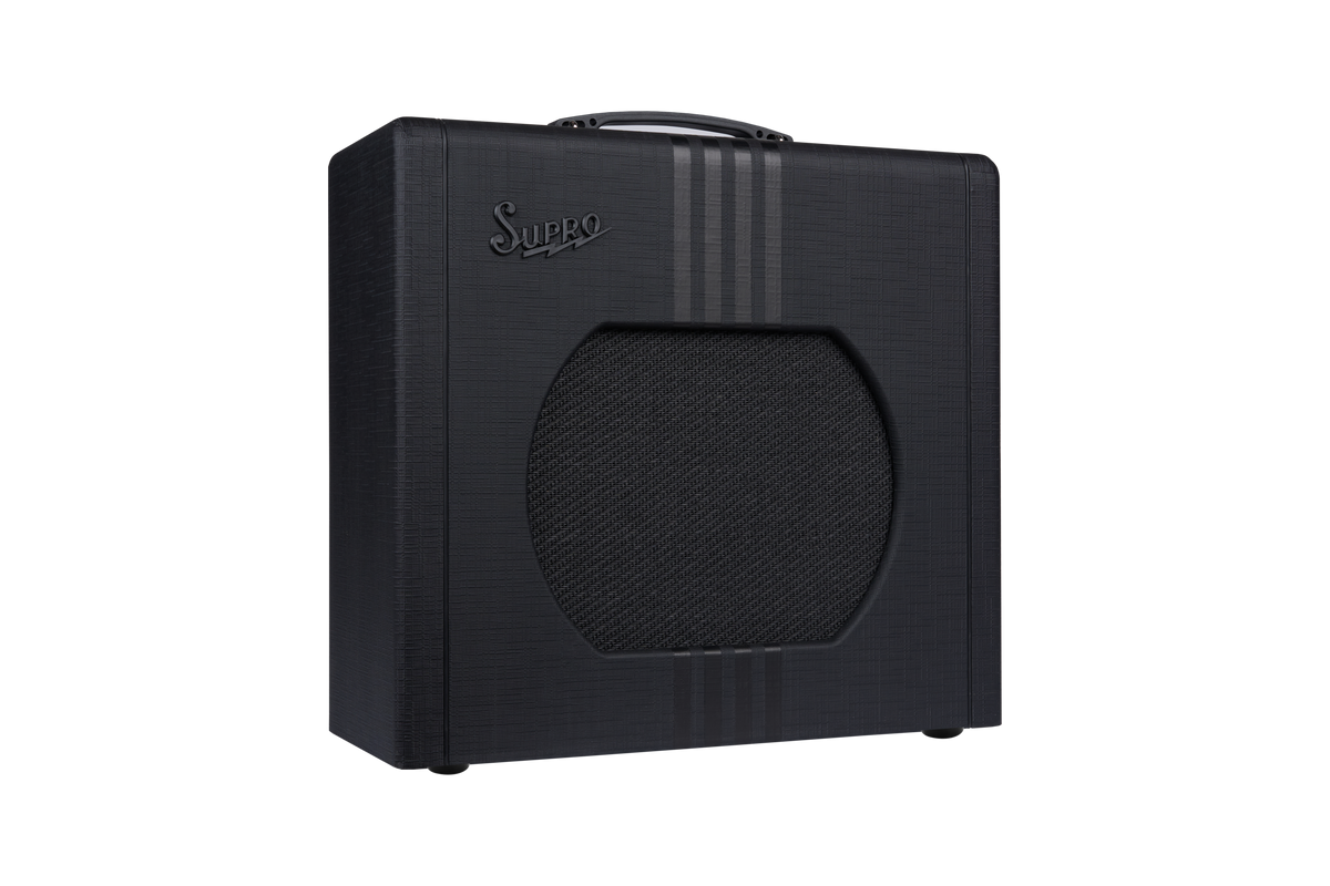 Supro Delta King 12 Black / Black Combo - obrazek 2