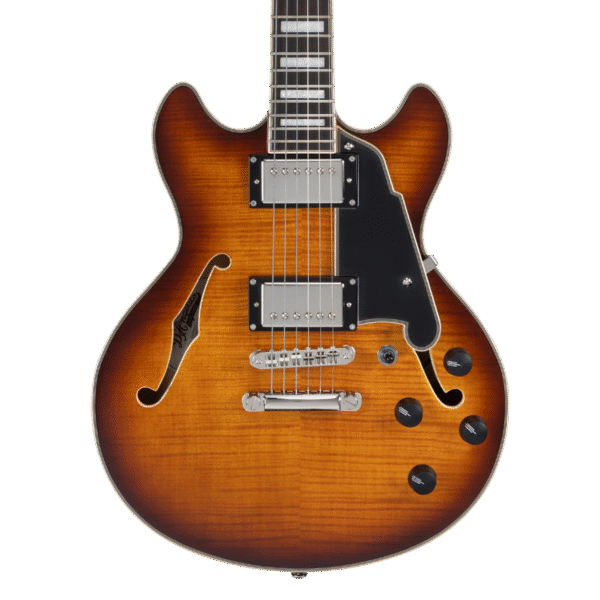 D'Angelico Premier Mini DC Dark Iced Tea Burst - gitara elektryczna - obrazek 4