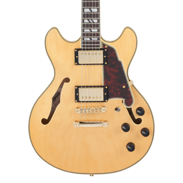 D’Angelico Deluxe Mini DC Satin Honey - gitara elektryczna - obrazek 3
