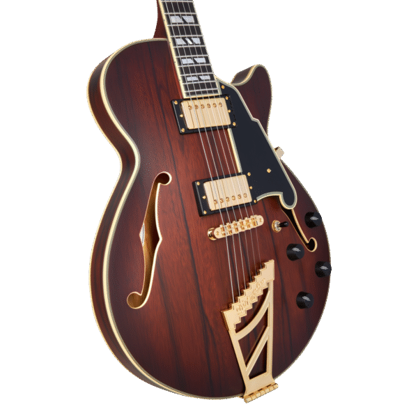 D’Angelico Deluxe SS Brown Burst - gitara elektryczna - obrazek 4