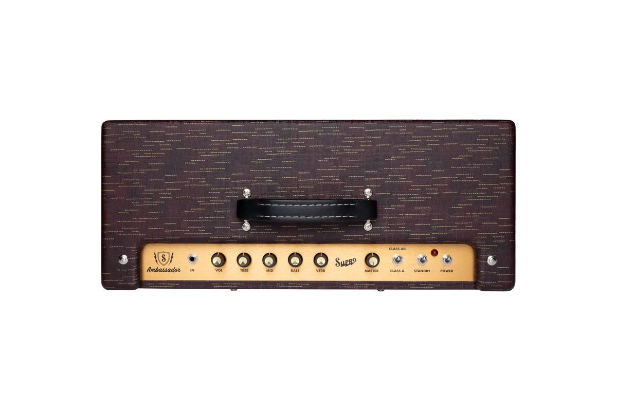 Supro Ambassador 2x10 Burgundy 1630RCBUR – wzmacniacz gitarowy - obrazek 5