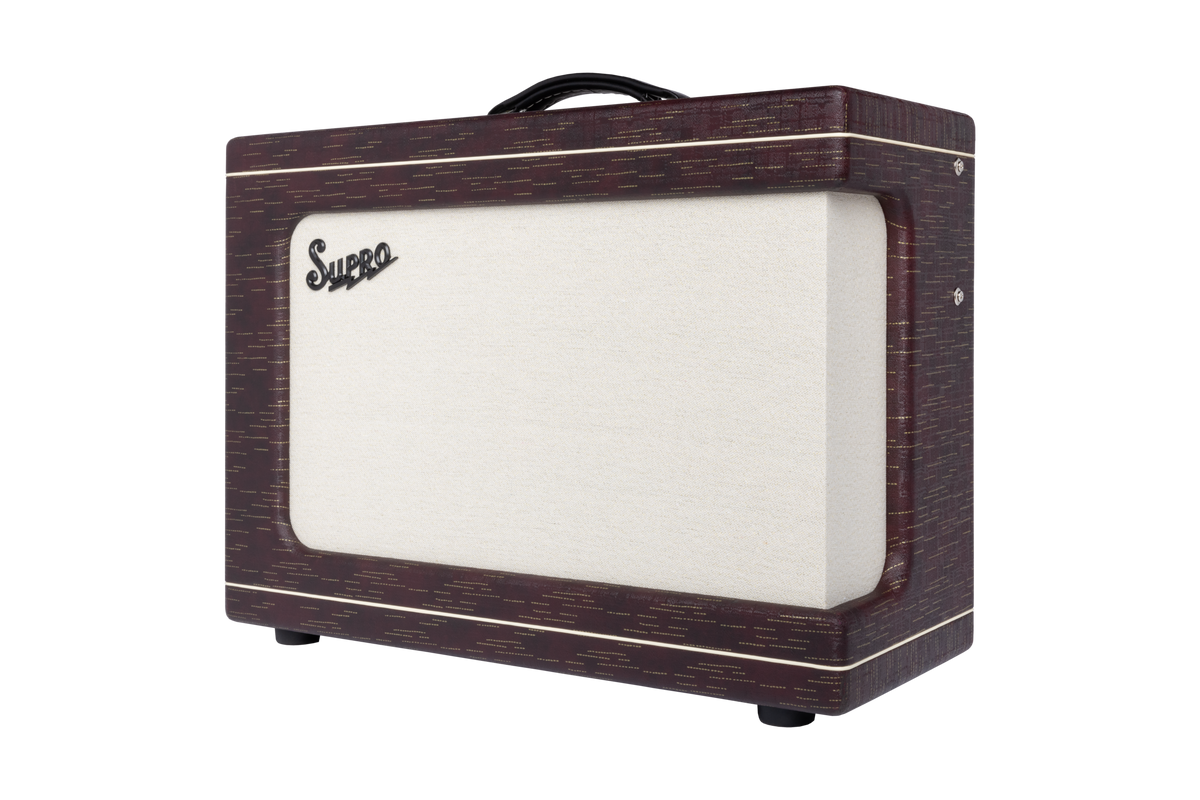 Supro Ambassador 2x10 Burgundy 1630RCBUR – wzmacniacz gitarowy - obrazek 3