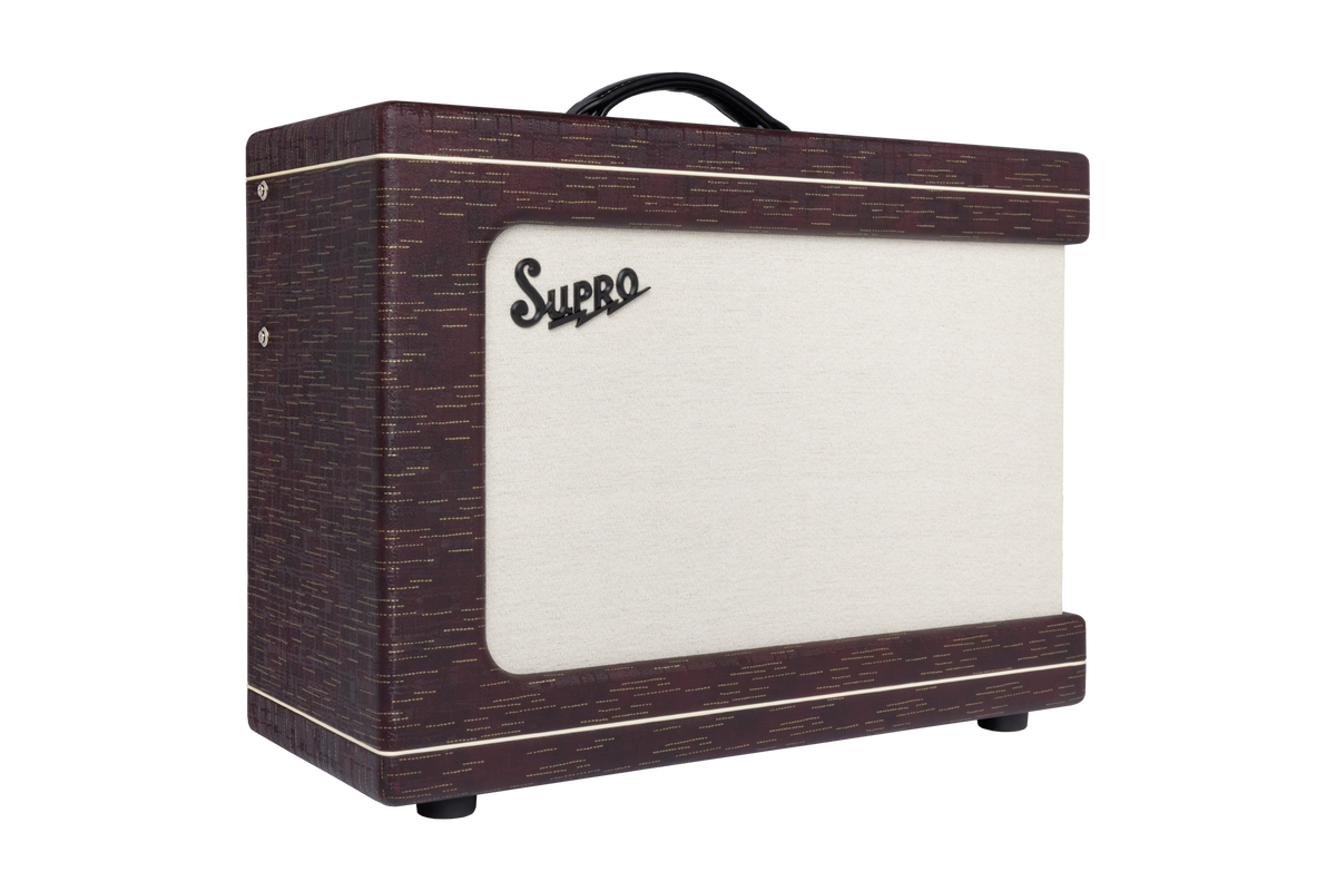 Supro Ambassador 2x10 Burgundy 1630RCBUR – wzmacniacz gitarowy - obrazek 2