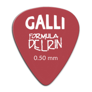 Galli Delrin D-51Y - kostki gitarowe 0,50 mm, 12 szt.