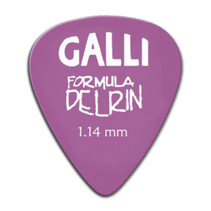 Galli Delrin D-51Y - kostki gitarowe 1,14 mm, 12 szt.