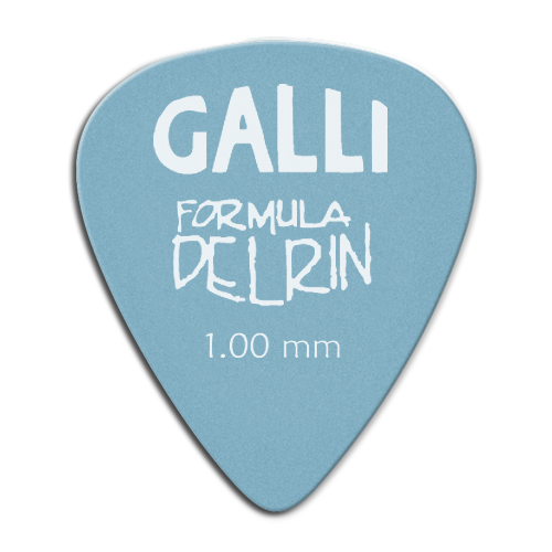 Galli Delrin D-51Y - kostki gitarowe 1,00 mm, 12 szt.
