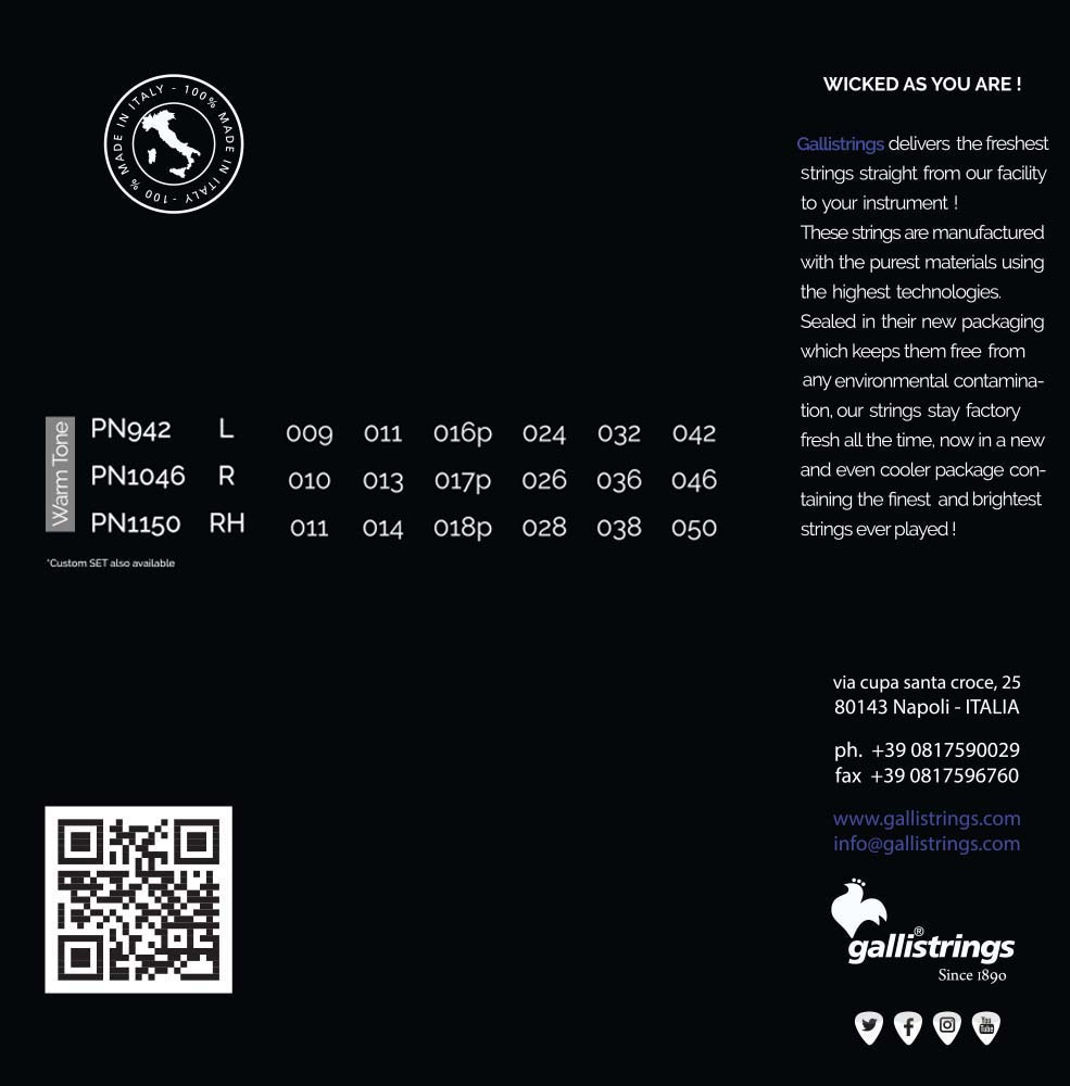 Galli PN 10-46 Pure Nickel - struny do gitary elektrycznej - obrazek 2