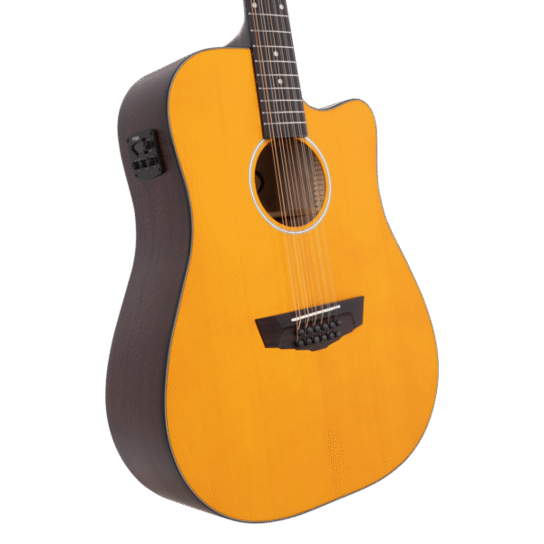 D'angelico Premier Bowery 12 LS Vintage Natural - gitara elektroakustyczna 12-strunowa - obrazek 2