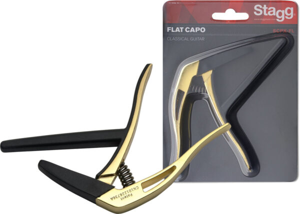 Stagg SCPX-FL GD - kapodaster do gitary klasycznej - obrazek 2