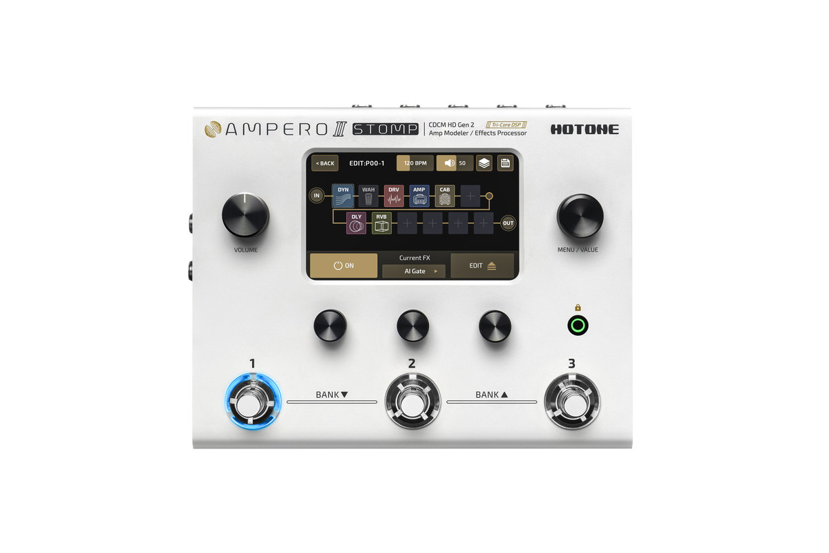 Hotone Ampero II Stomp - multiefekt gitarowy