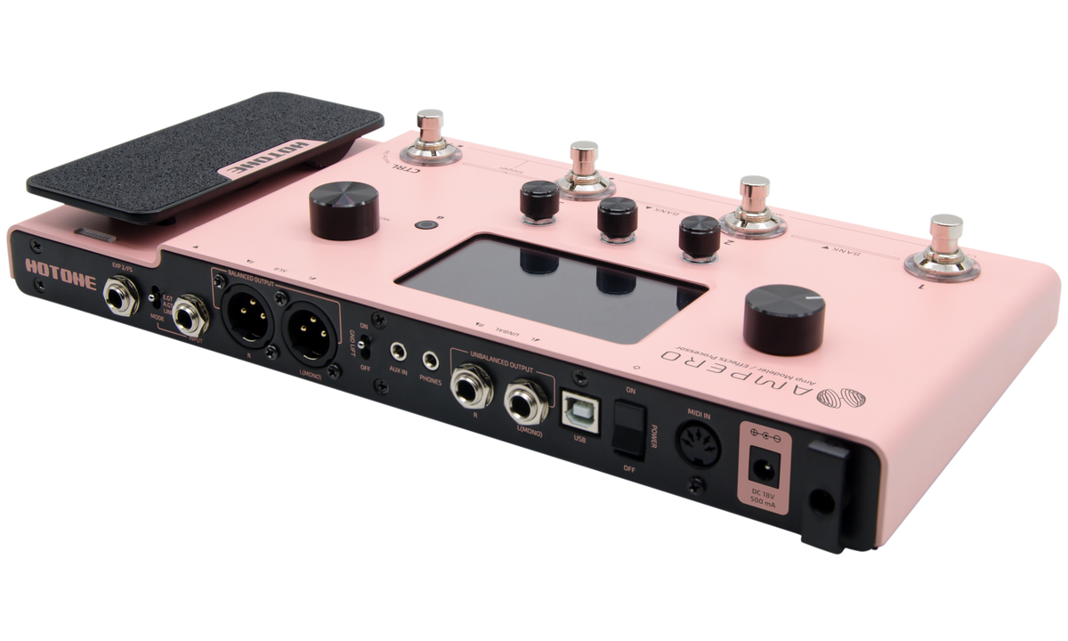 Hotone Ampero Pink Limited Edition - multiefekt gitarowy - obrazek 3