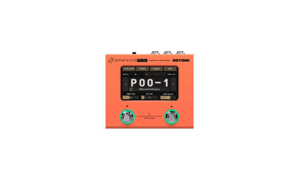 Hotone Ampero Mini (Orange) - multiefekt gitarowy