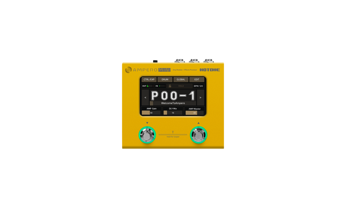 Hotone Ampero Mini (Marigold) - multiefekt gitarowy