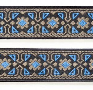 Stagg SWO-FLO BLU - pasek do gitary, nylonowy