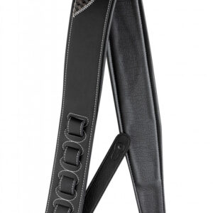 Stagg SPFL-G SHAP BLK - pasek do gitary, ekoskóra