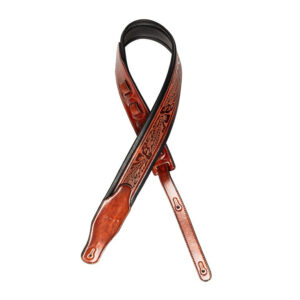 Stagg SPFL AGED BRW - pasek do gitary, ekoskóra