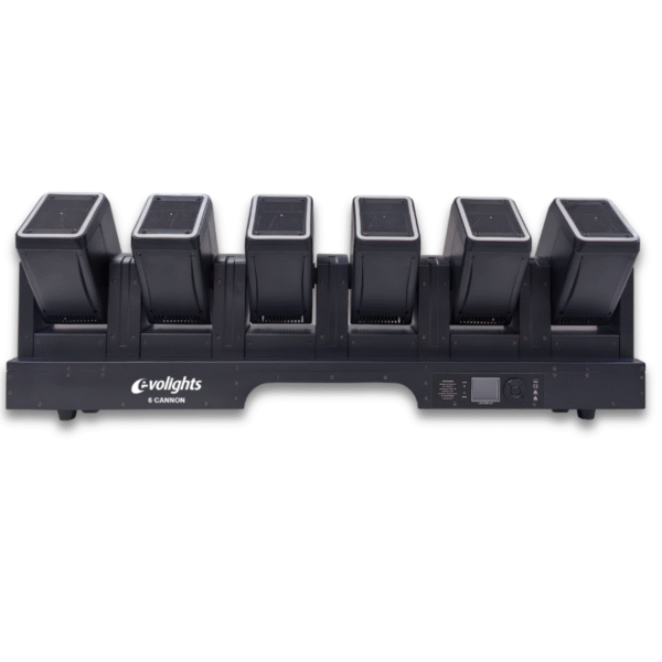 EVOLIGHTS 6 CANNON belka oświetleniowa 6x głowica ruchoma beam efekt ring - obrazek 10