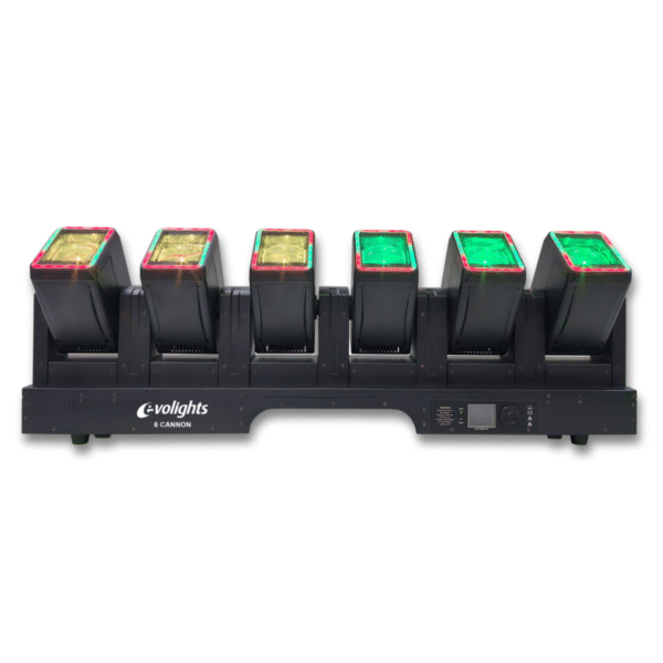 EVOLIGHTS 6 CANNON belka oświetleniowa 6x głowica ruchoma beam efekt ring - obrazek 4