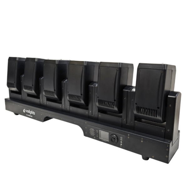 EVOLIGHTS 6 CANNON belka oświetleniowa 6x głowica ruchoma beam efekt ring - obrazek 7