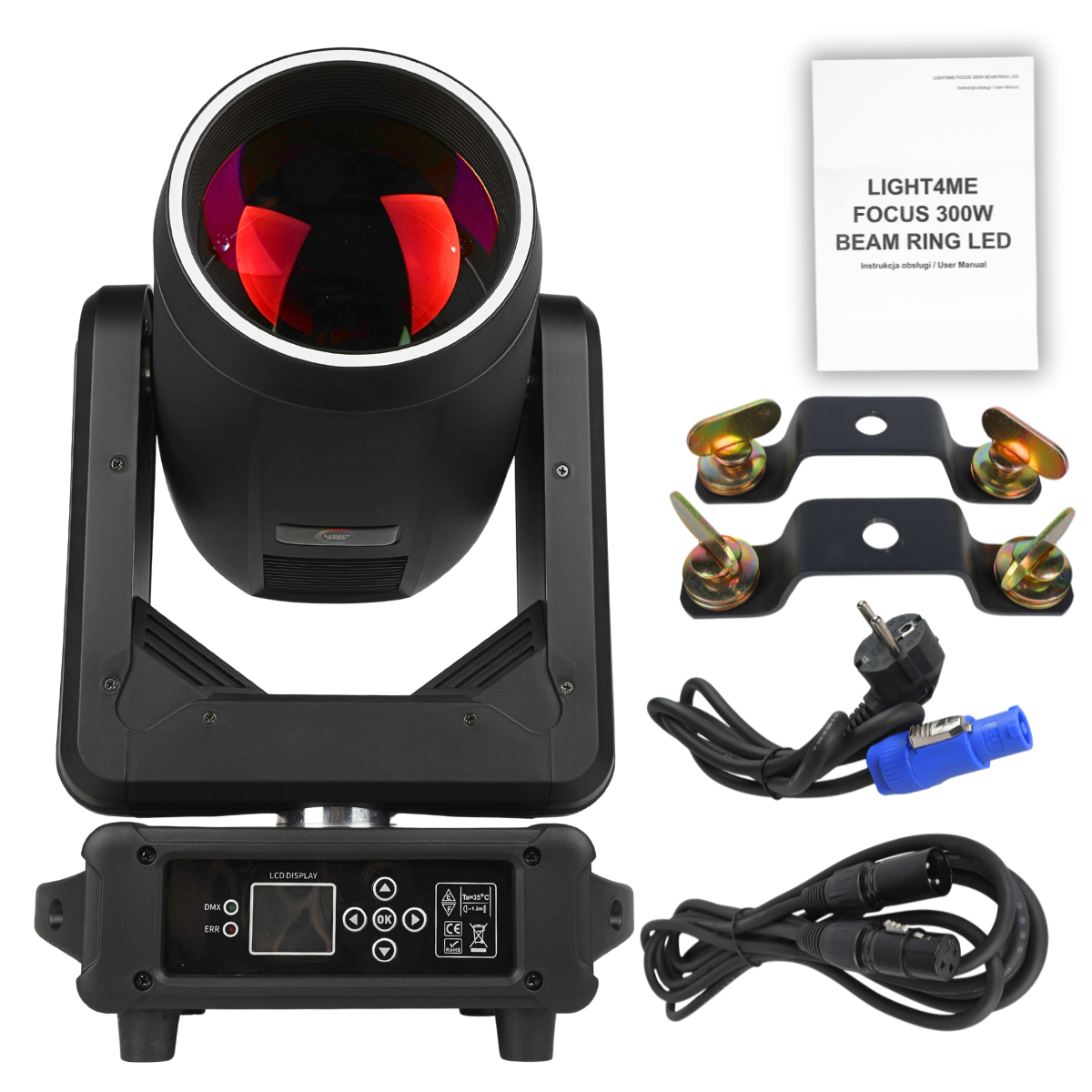 LIGHT4ME FOCUS 300W BEAM RING LED ruchoma głowa - obrazek 10