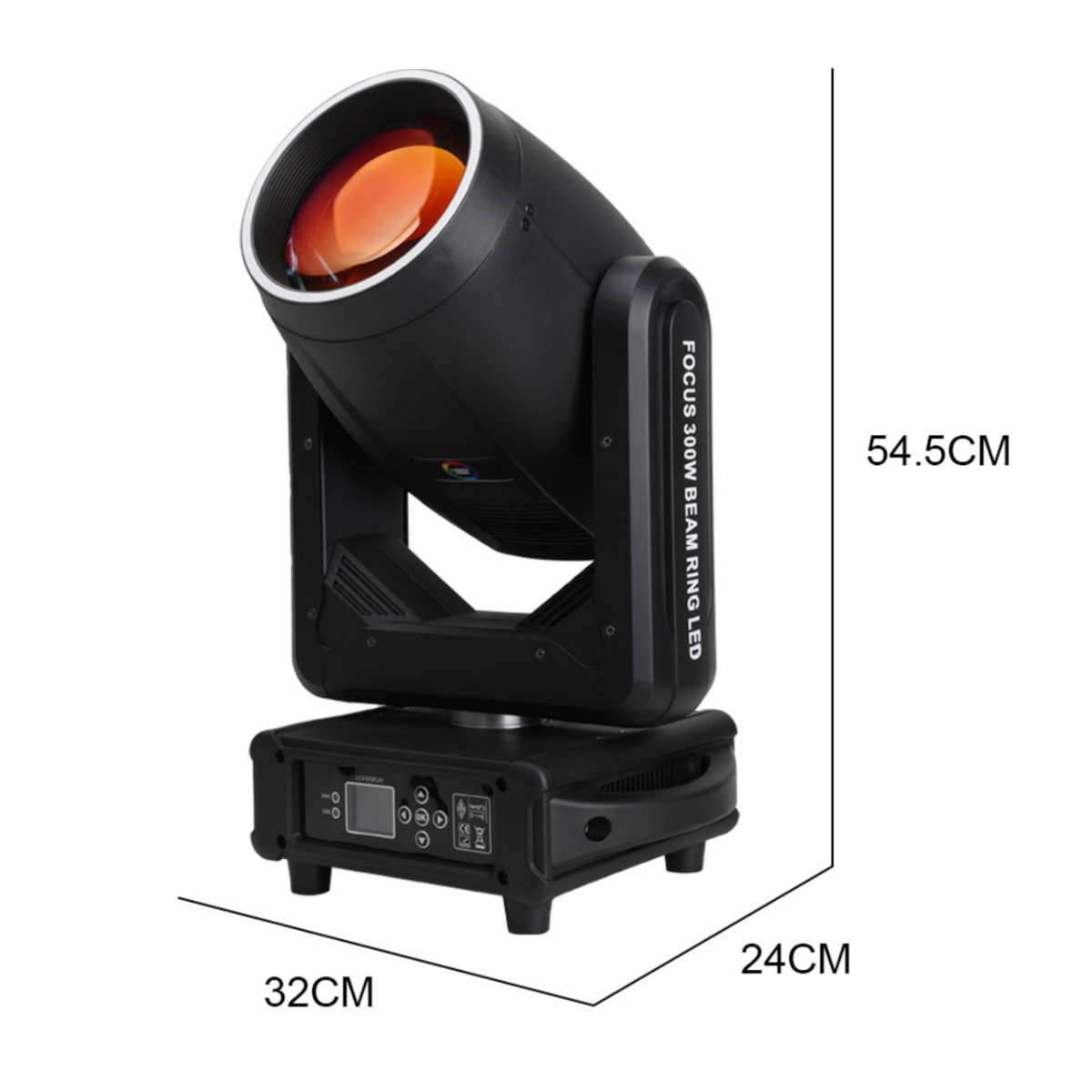 LIGHT4ME FOCUS 300W BEAM RING LED ruchoma głowa - obrazek 9