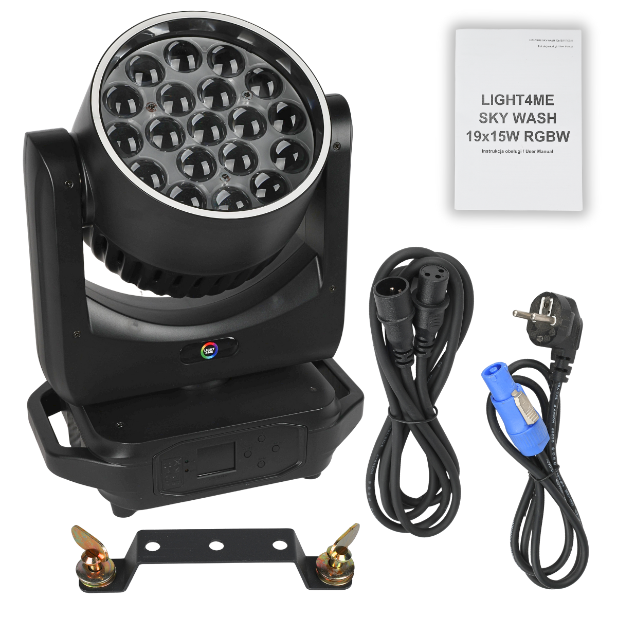 LIGHT4ME SKY WASH 19x15W RGBW ruchoma głowa WASH - obrazek 13