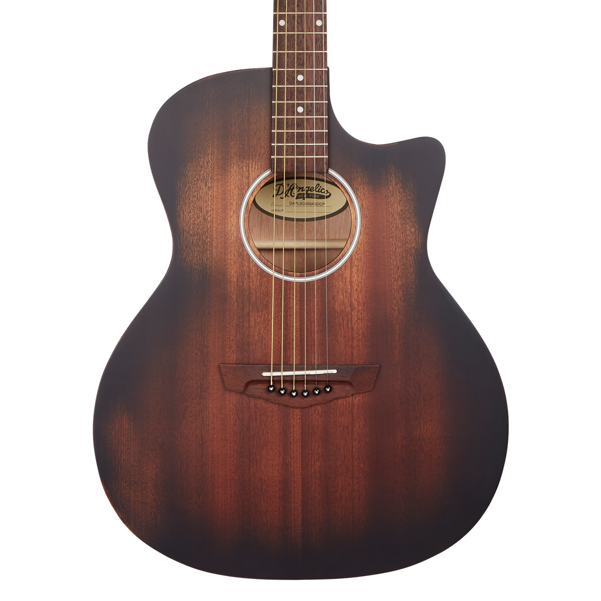 D'angelico Premier Gramercy LS Aged Mahogany - gitara elektroakustyczna - obrazek 3