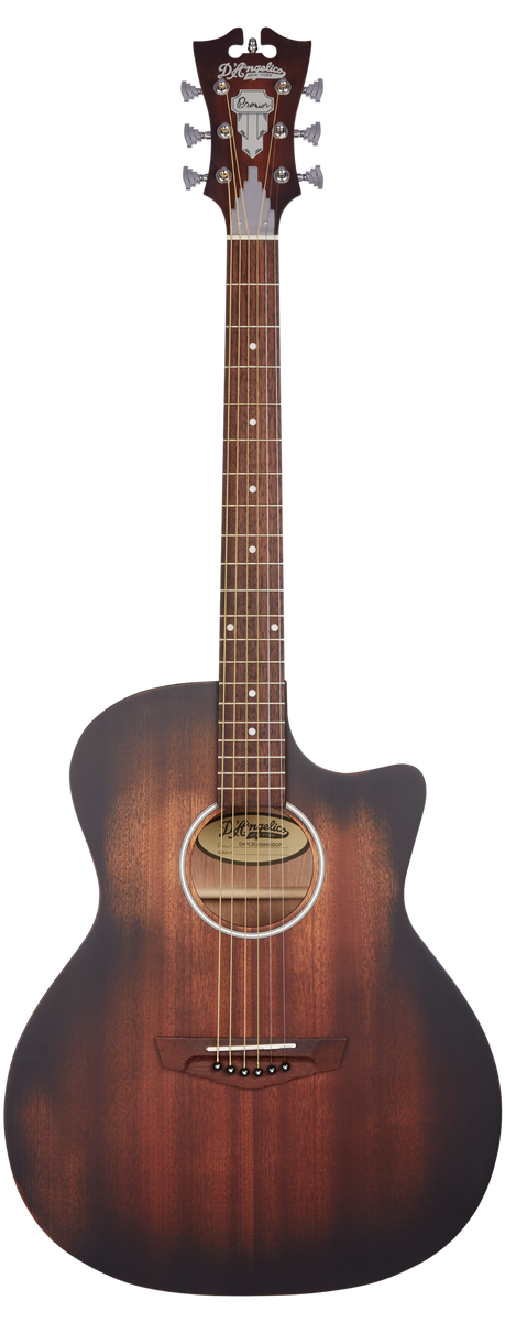 D'angelico Premier Gramercy LS Aged Mahogany - gitara elektroakustyczna