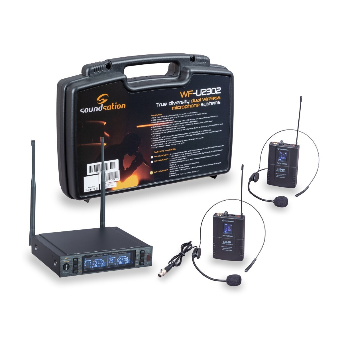 Soundsation WF-U2302PP - system bezprzewodowy UHF - obrazek 5