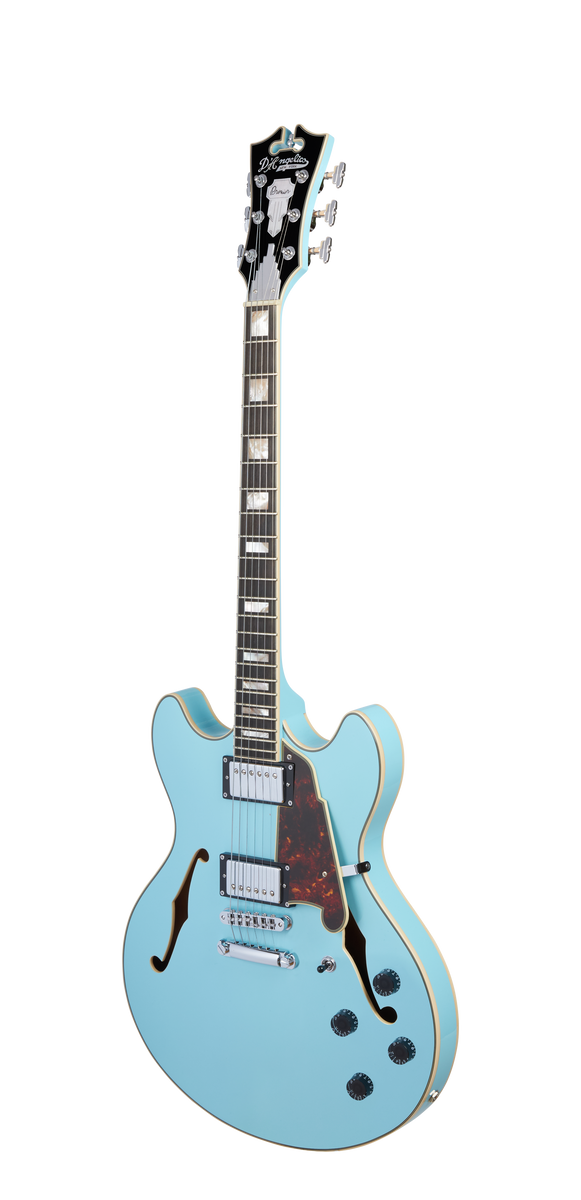 D'Angelico Premier DC Sky Blue - gitara elektryczna - obrazek 2