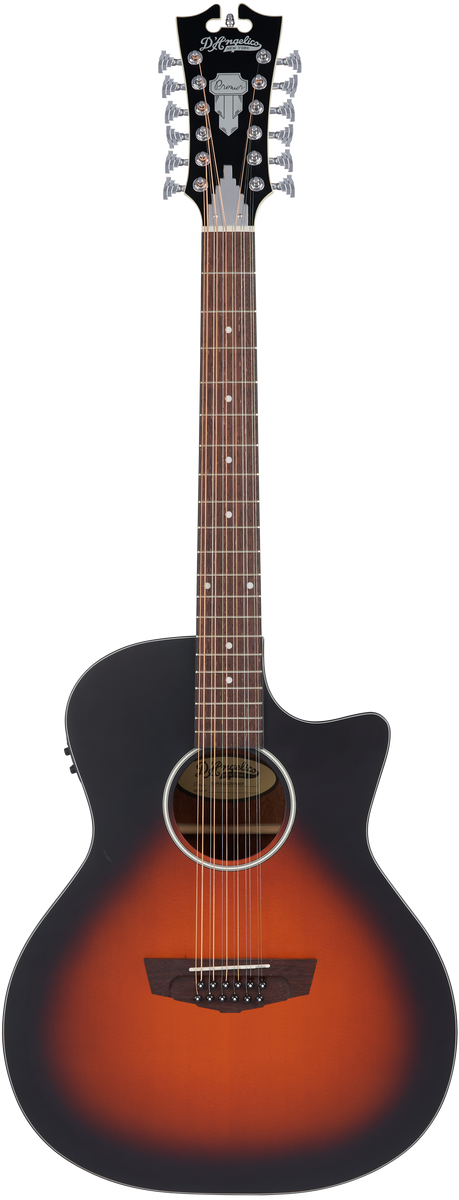 D'angelico Premier Fulton 12 LS Vintage Sunburst - gitara elektroakustyczna 12-strunowa