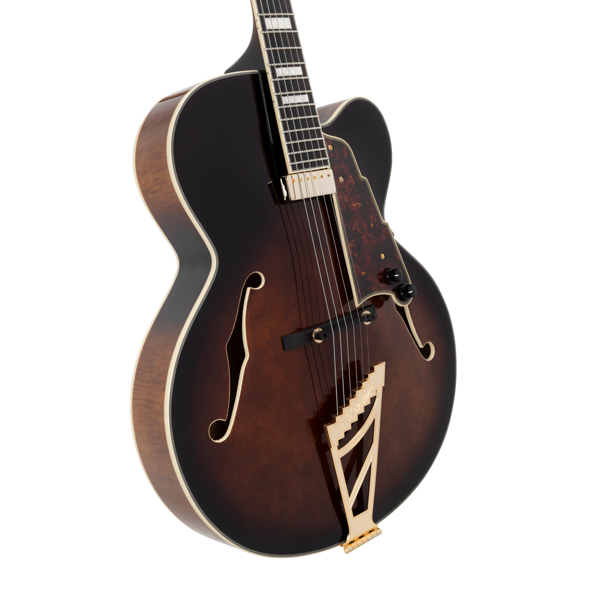 D'angelico Premier EXL1 Brown Burst - gitara elektryczna - obrazek 3