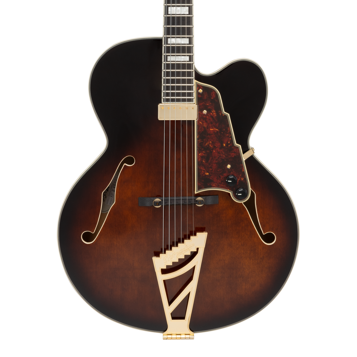 D'angelico Premier EXL1 Brown Burst - gitara elektryczna - obrazek 4
