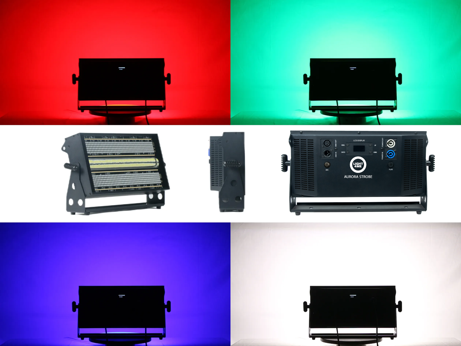 LIGHT4ME AURORA STROBE stroboskop oświetlenie sceniczne - obrazek 5