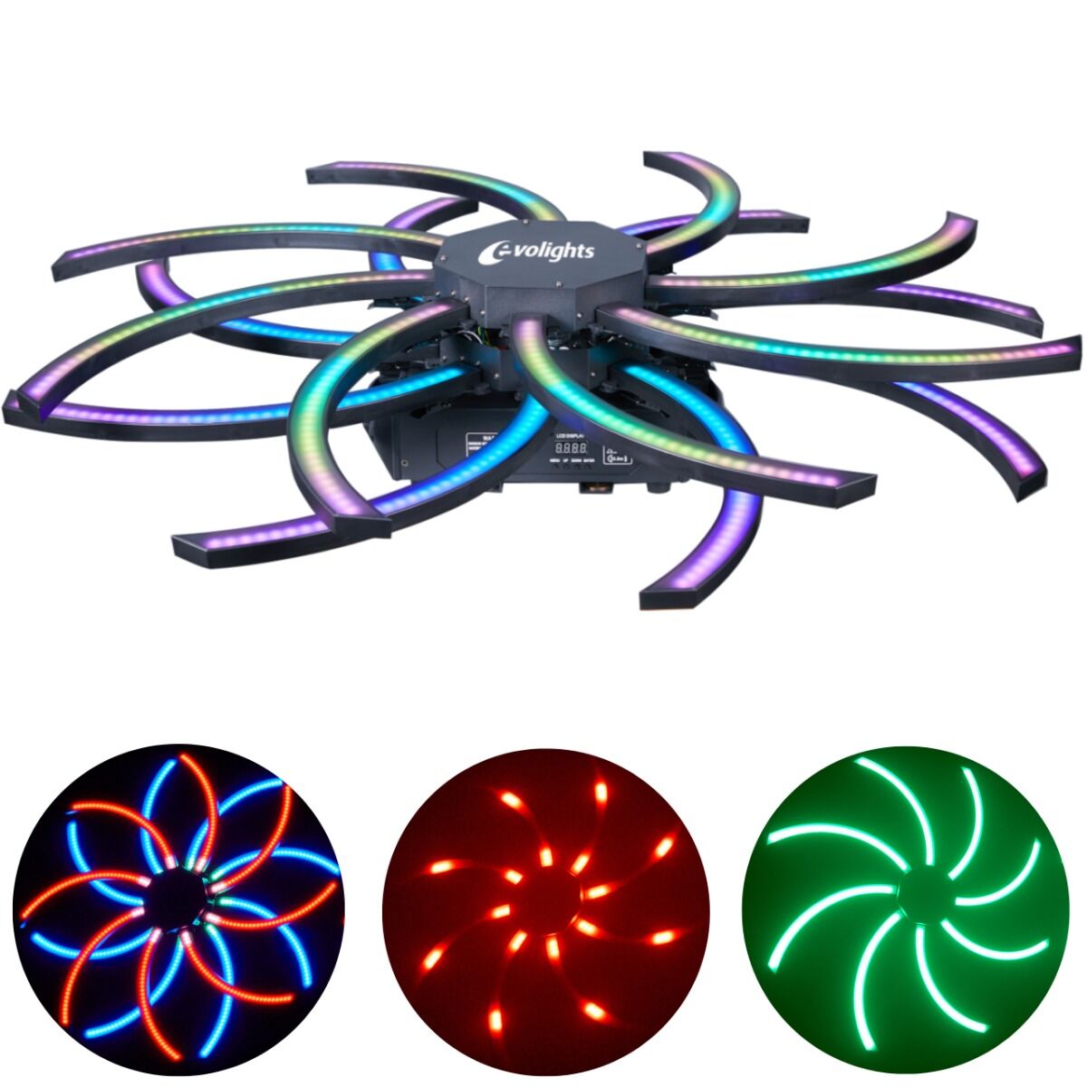 EVOLIGHTS VORTEX ruchomy efekt oświetleniowy