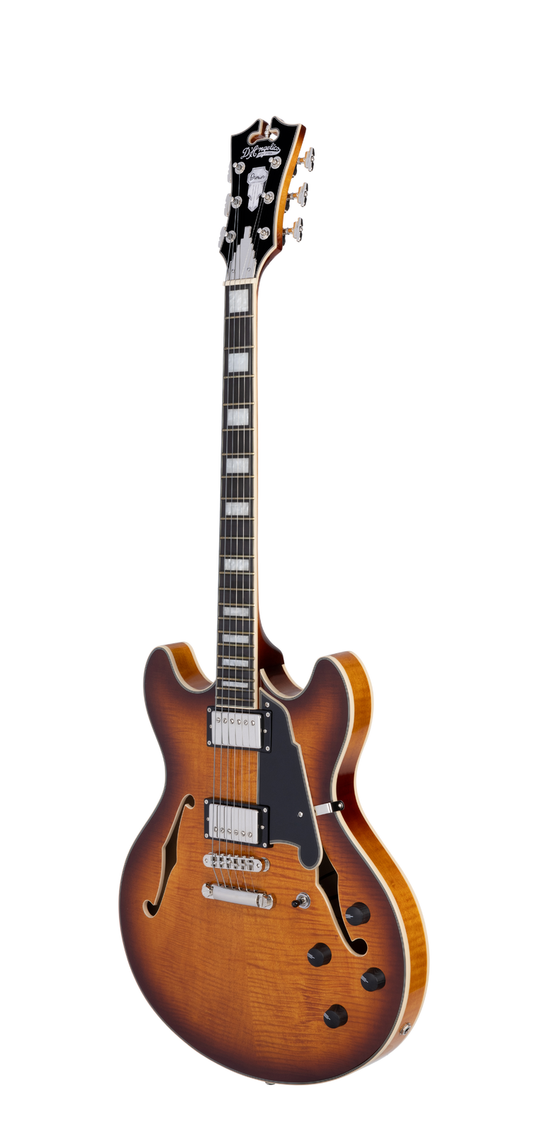 D'Angelico Premier DC Dark Iced Tea Burst - gitara elektryczna - obrazek 2