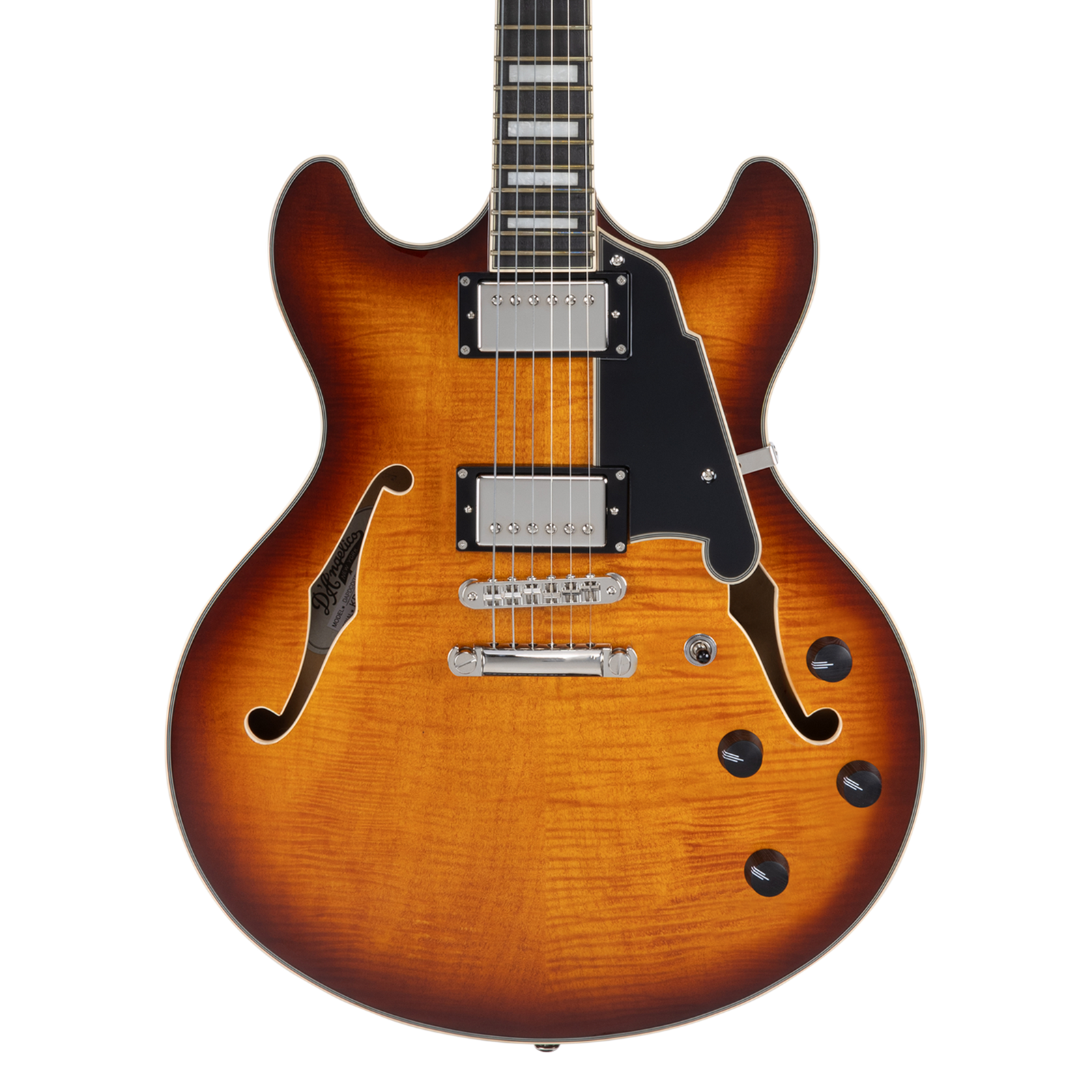 D'Angelico Premier DC Dark Iced Tea Burst - gitara elektryczna - obrazek 4