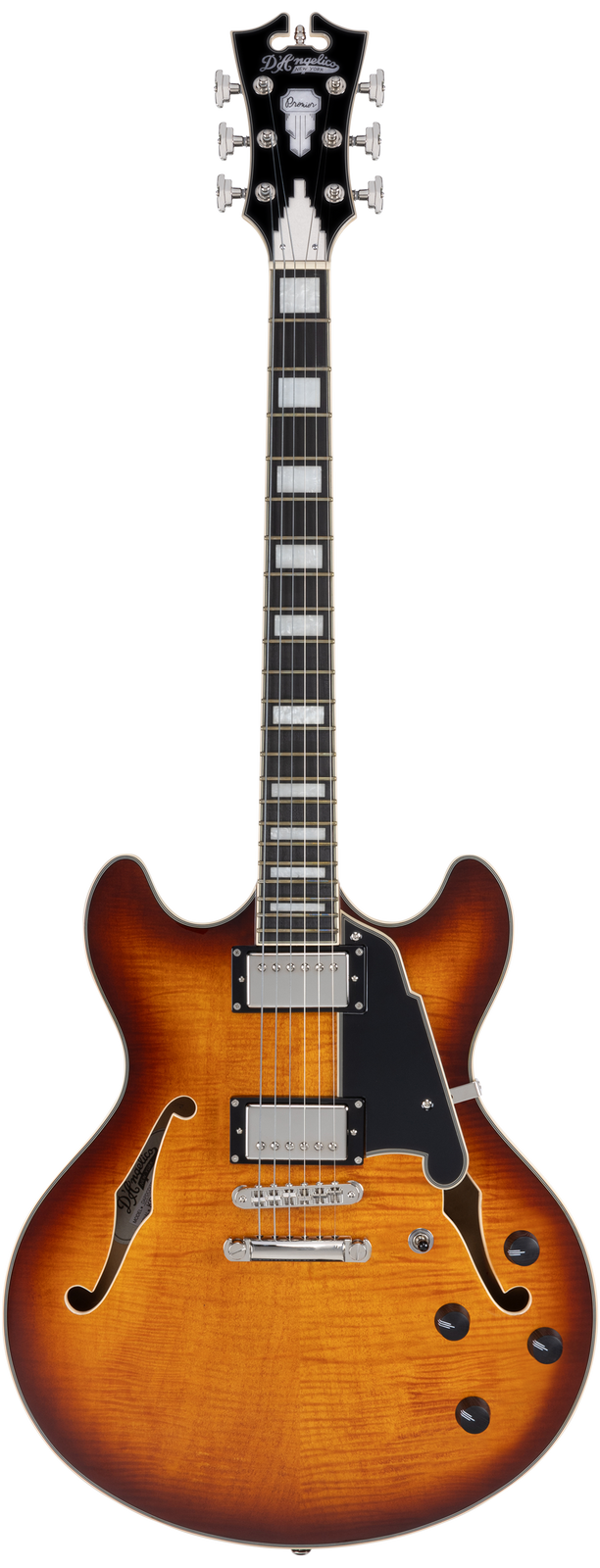 D'Angelico Premier DC Dark Iced Tea Burst - gitara elektryczna
