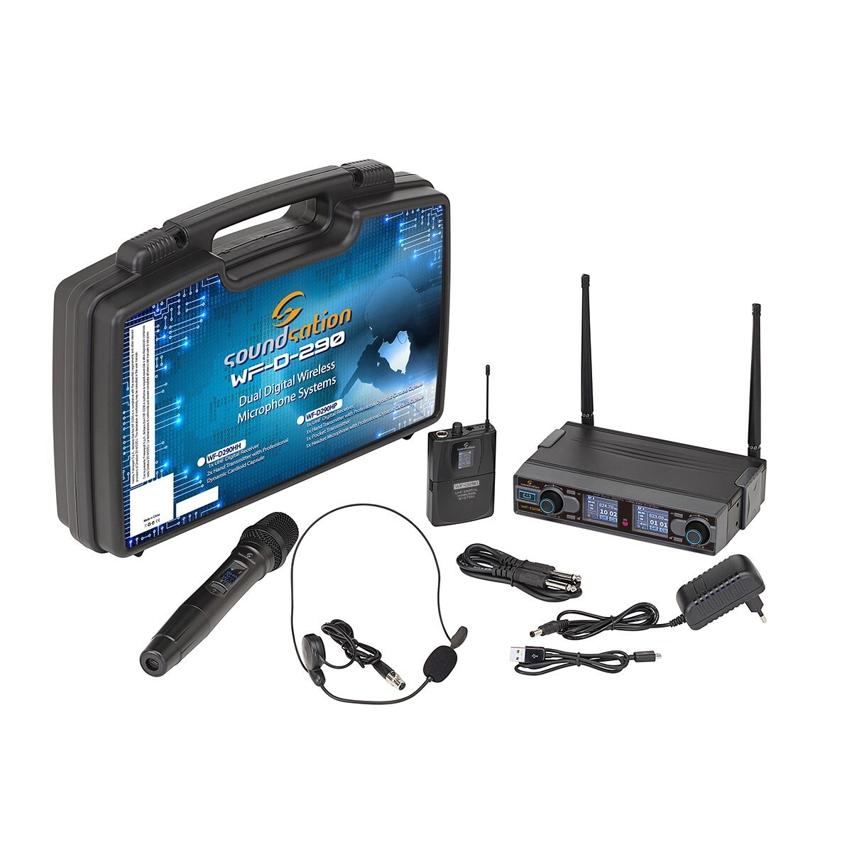 Soundsation WF-D290HP MKII-A2 - podwójny system bezprzewodowy UHF (cyfrowy) - obrazek 5