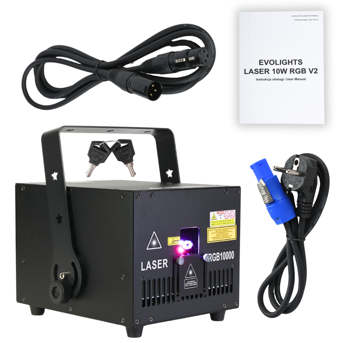 EVOLIGHTS LASER 10W RGB V2 - obrazek 12