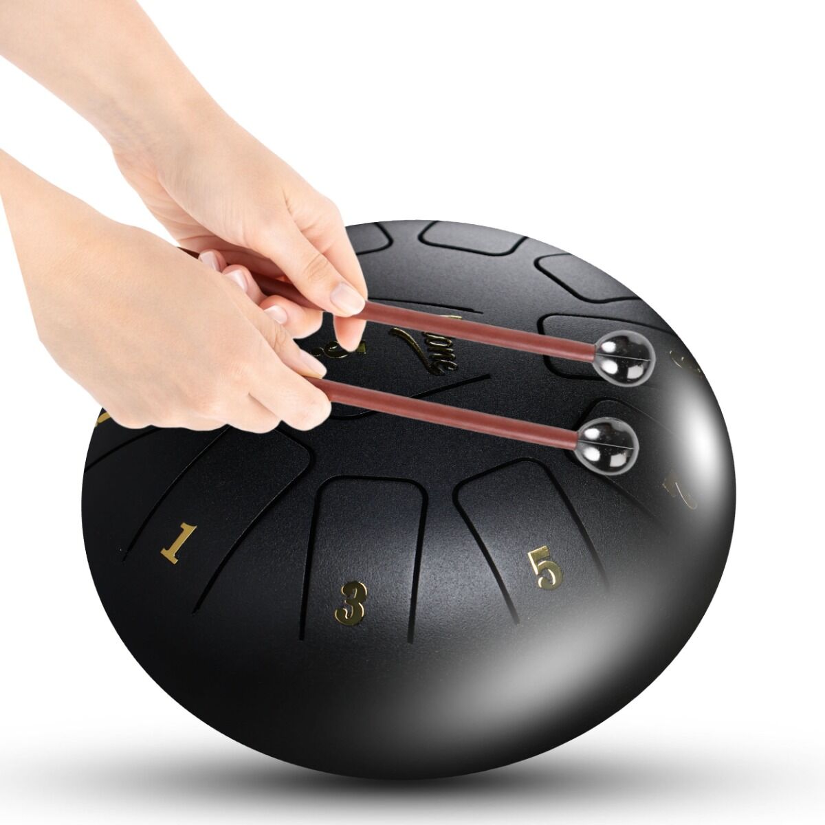 V-TONE VBJ 8-11 BK stalowy bęben językowy tank drum - obrazek 6