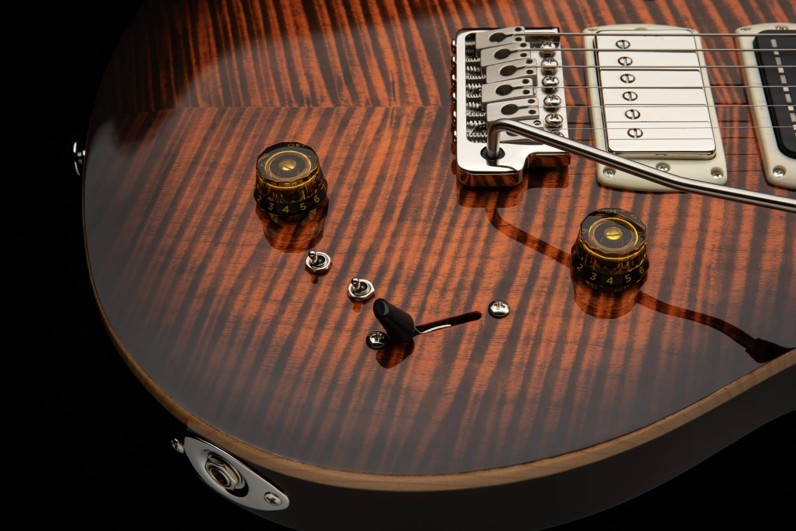 PRS SE Special Semi-Hollow 2026 Orange Tiger Smokeburst - gitara elektryczna - obrazek 4